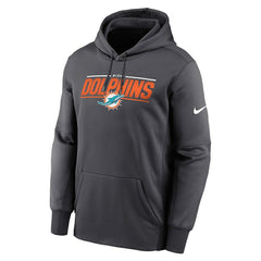 Miami Dolphins Nike Team Muscle Performance Fleece Pullover Hoodie