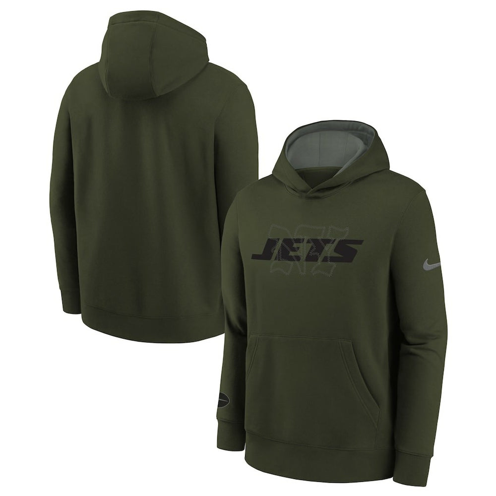 New York Jets Nike Youth 2025 Rivalries Collection Club Hoodie