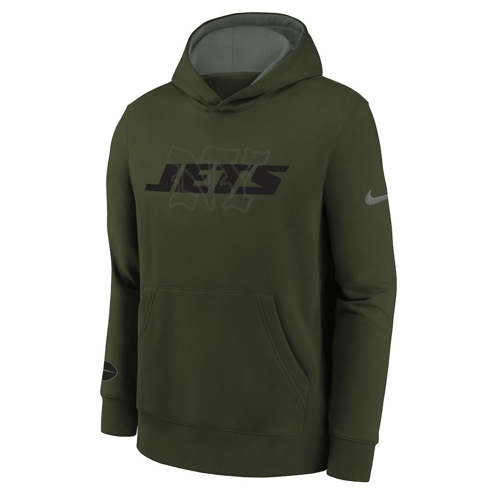 New York Jets Nike Youth 2025 Rivalries Collection Club Hoodie