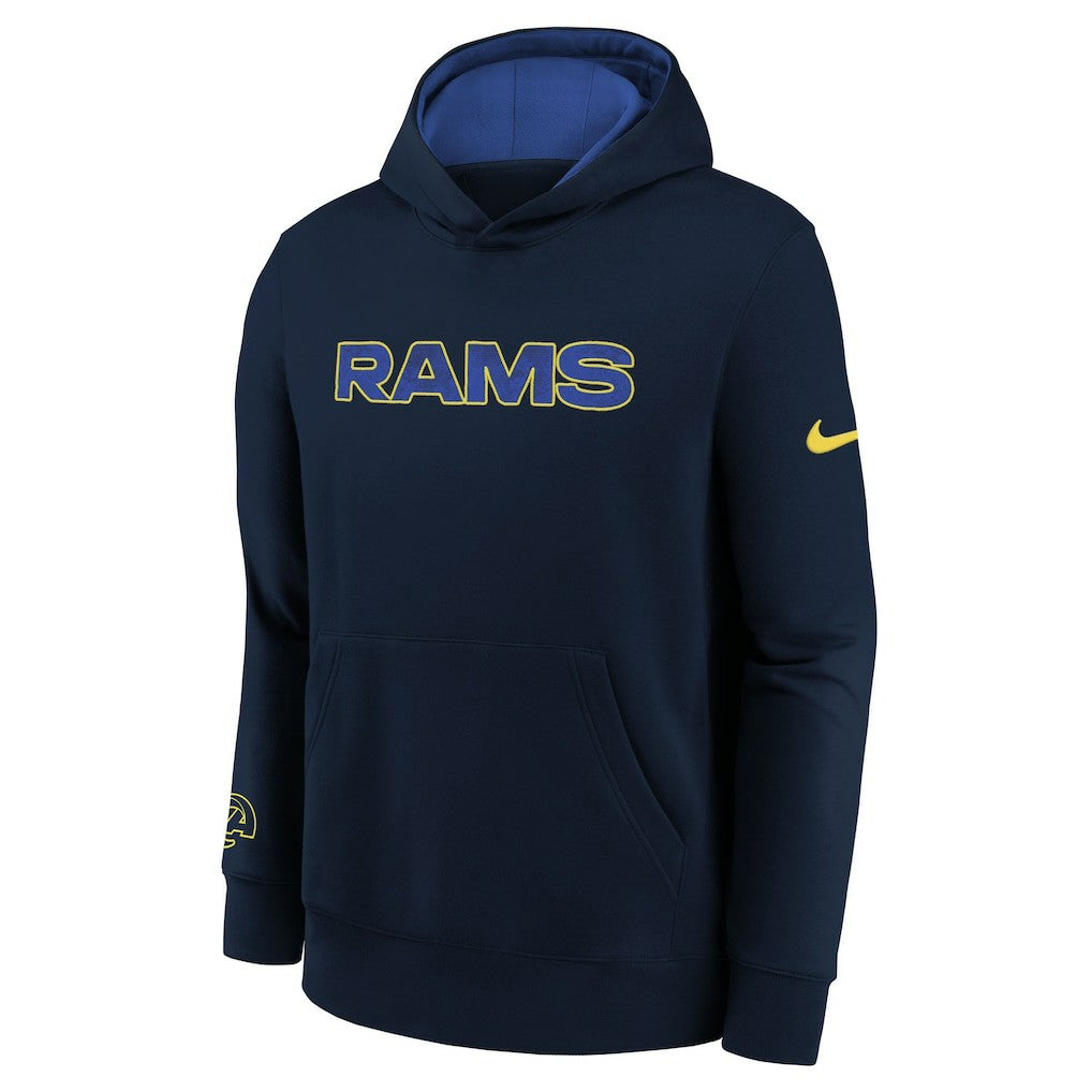 Los Angeles Rams Nike Youth 2025 Rivalries Collection Club Hoodie