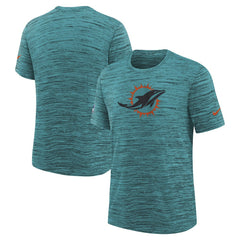 Miami Dolphins Nike Youth 2025 Rivalries Collection Sideline Velocity Dri-FIT T-Shirt