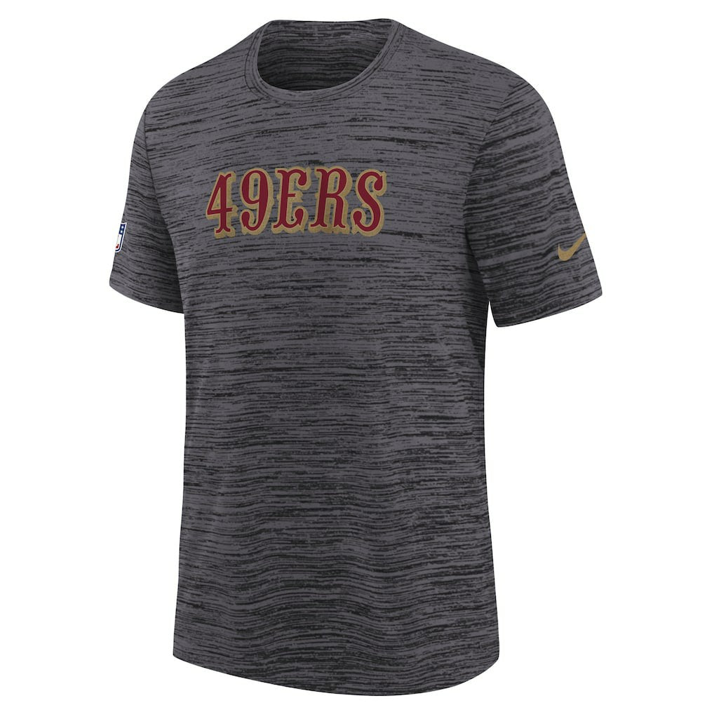 San Francisco 49ers Nike Youth 2025 Rivalries Collection Sideline Velocity Dri-FIT T-Shirt