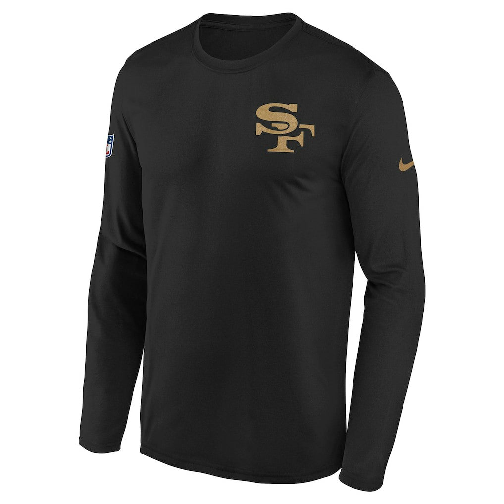San Francisco 49ers Nike Youth 2025 Rivalries Collection Sideline Legend Dri-FIT Long Sleeve T-Shirt