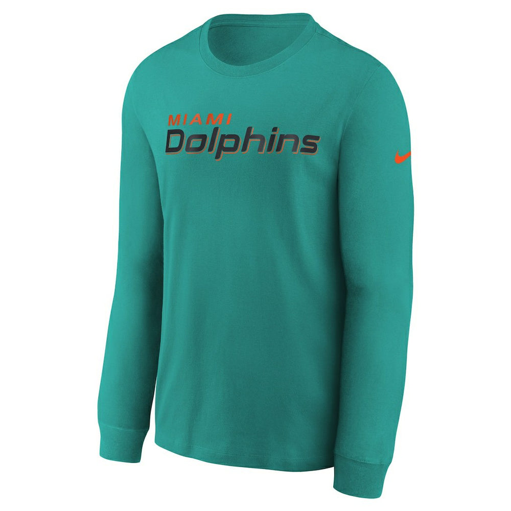 Miami Dolphins Nike Youth 2025 Rivalries Collection Long Sleeve T-Shirt