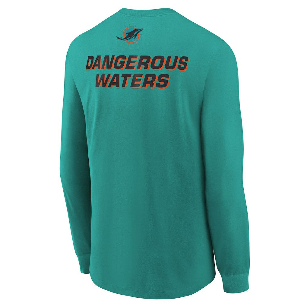 Miami Dolphins Nike Youth 2025 Rivalries Collection Long Sleeve T-Shirt
