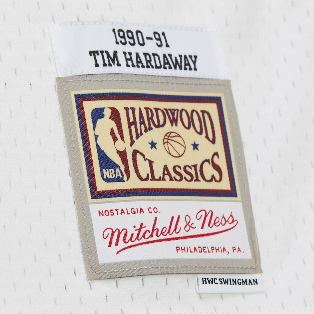Tim Hardaway Golden State Warriors Hardwood Classics 1990/91 Swingman Jersey sale For Sale