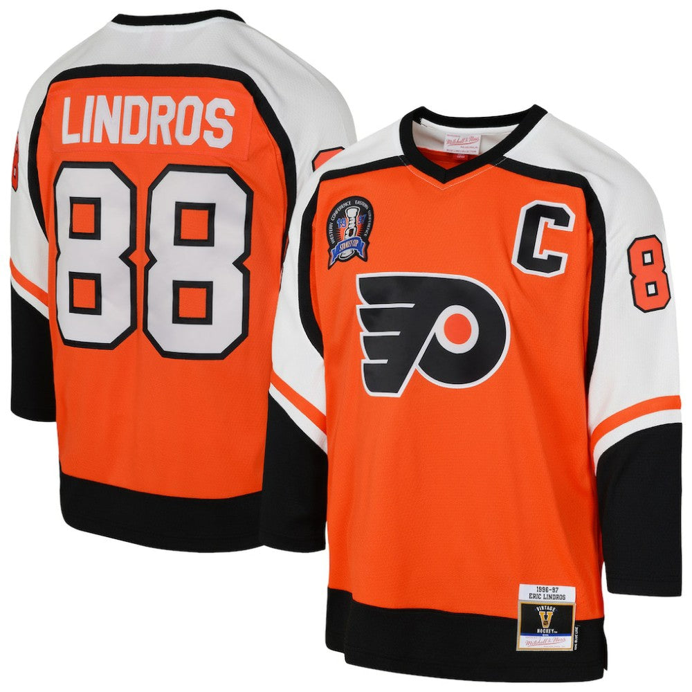 Eric Lindros Philadelphia Flyers Mitchell & Ness Youth 1996/97 Power Play 2.0 Player Jersey with Captain Patch Discount