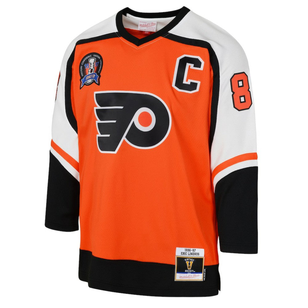Eric Lindros Philadelphia Flyers Mitchell & Ness Youth 1996/97 Power Play 2.0 Player Jersey with Captain Patch Discount