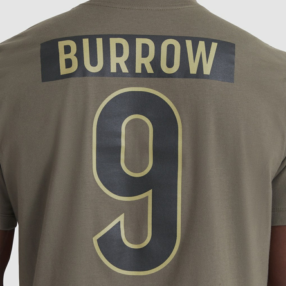 Cincinnati Bengals Nike Joe Burrow  2025 Salute to Service Name & Number T-Shirt