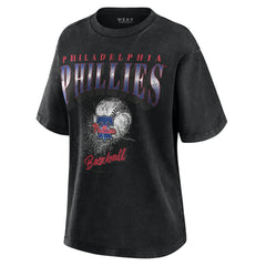 Philadelphia Phillies WEAR by Erin Andrews Women's Oversized Boyfriend T-Shirt | MLB Outlet