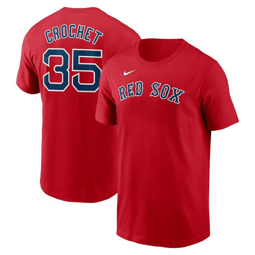 Garrett Crochet Boston Red Sox Nike Fuse Name & Number T-Shirt | MLB Online