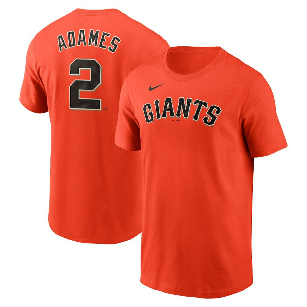 Willy Adames San Francisco Giants Nike Fuse Name & Number T-Shirt | MLB On Sale