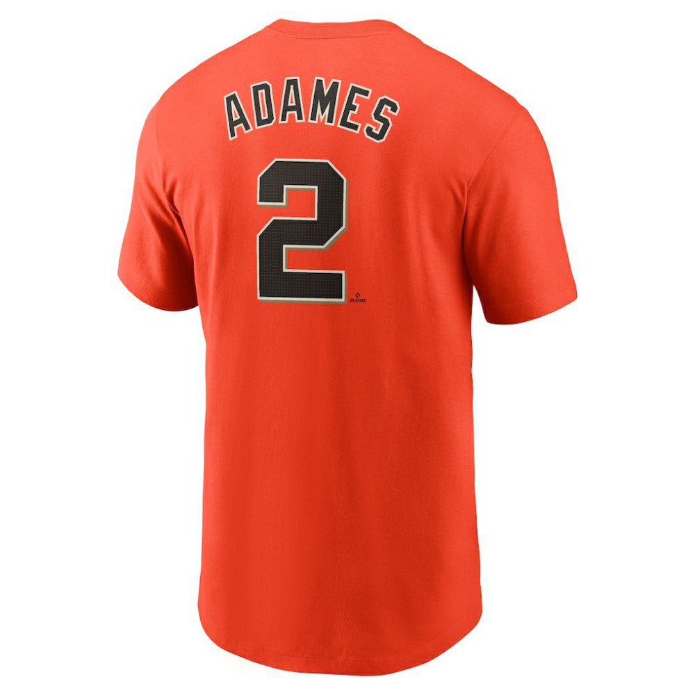 Willy Adames San Francisco Giants Nike Fuse Name & Number T-Shirt | MLB On Sale
