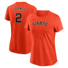 Willy Adames San Francisco Giants Nike Women's Cooperstown Collection Fuse Name & Number T-Shirt | MLB Outlet
