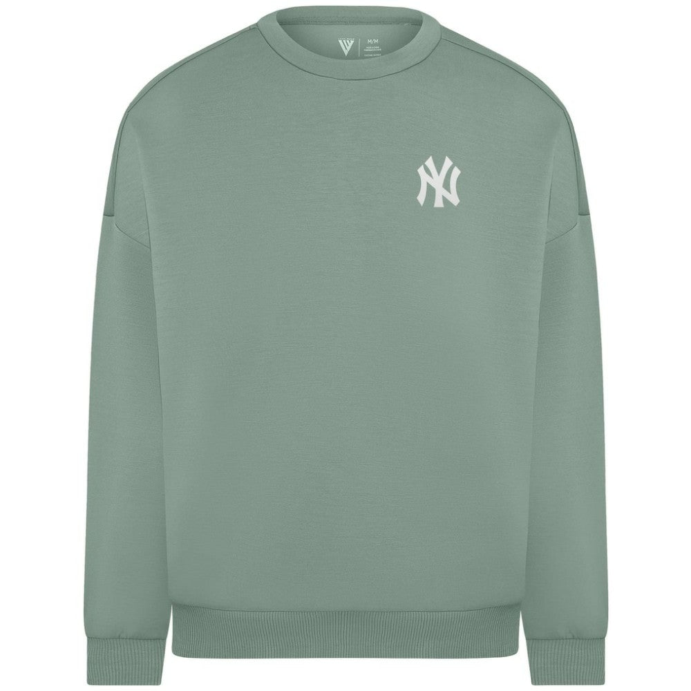 New York Yankees Levelwear Women's Luxe Signature Tri-Blend Pullover Sweatshirt | MLB New