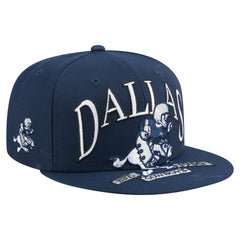 Dallas Cowboys New Era Throwback Oversized 59FIFTY Fitted Hat