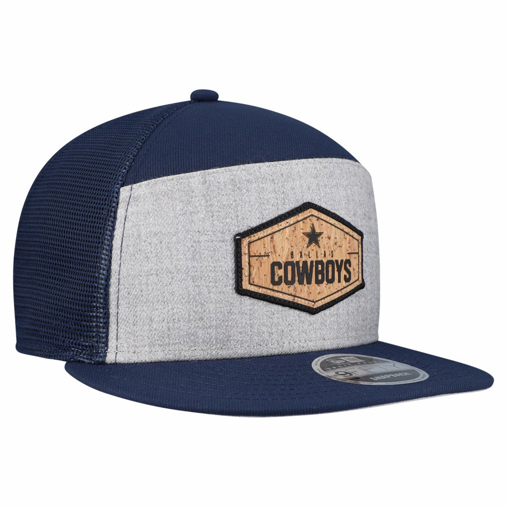 Dallas Cowboys New Era Cork Split Panel 9FIFTY Trucker Snapback Hat