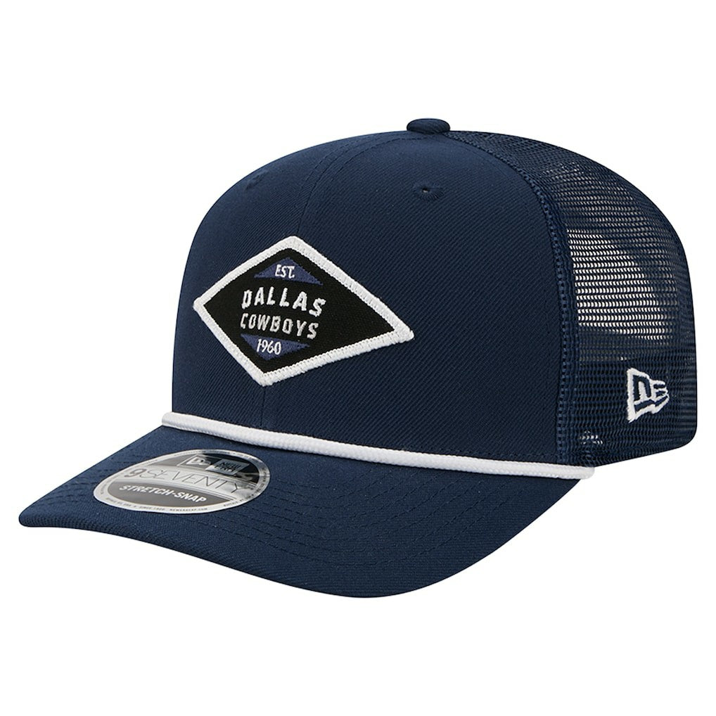 Dallas Cowboys New Era 9SEVENTY Team Rope Stretch-Snap Hat