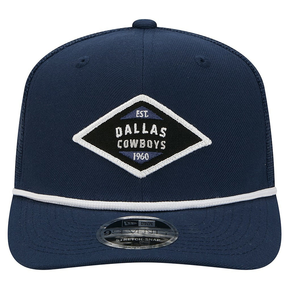 Dallas Cowboys New Era 9SEVENTY Team Rope Stretch-Snap Hat