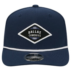 Dallas Cowboys New Era 9SEVENTY Team Rope Stretch-Snap Hat