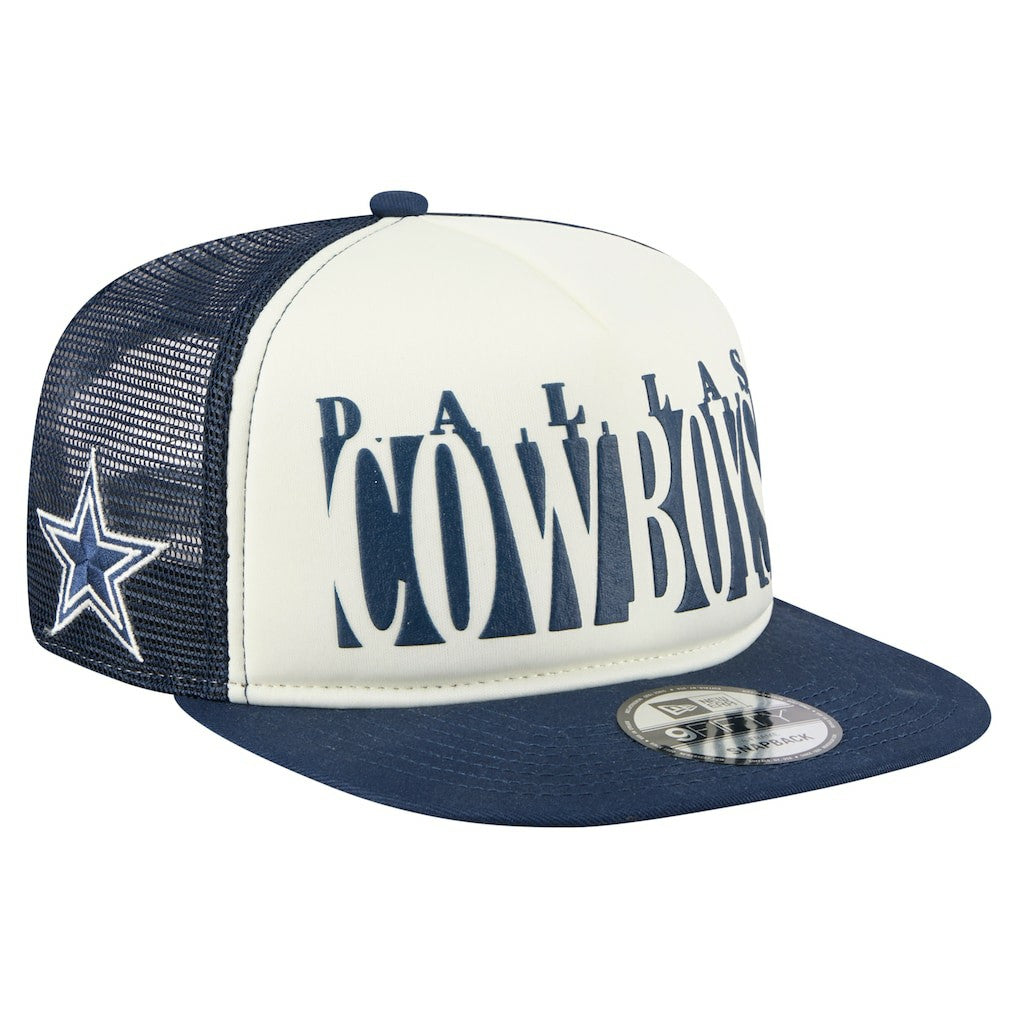 Dallas Cowboys New Era Cutout A-Frame 9FIFTY Snapback Hat