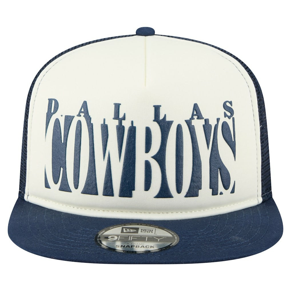 Dallas Cowboys New Era Cutout A-Frame 9FIFTY Snapback Hat