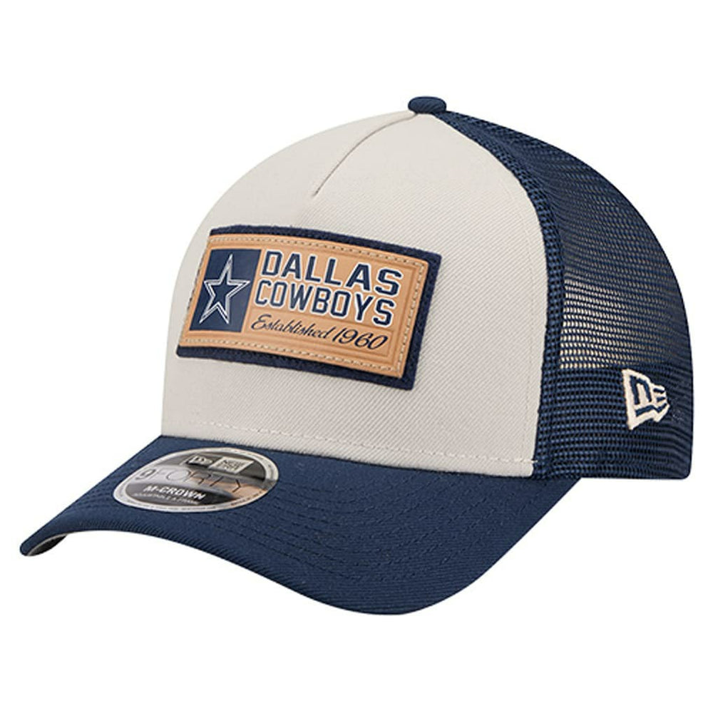 Dallas Cowboys New Era Two-Tone Text 9FORTY M-Crown Adjustable Hat