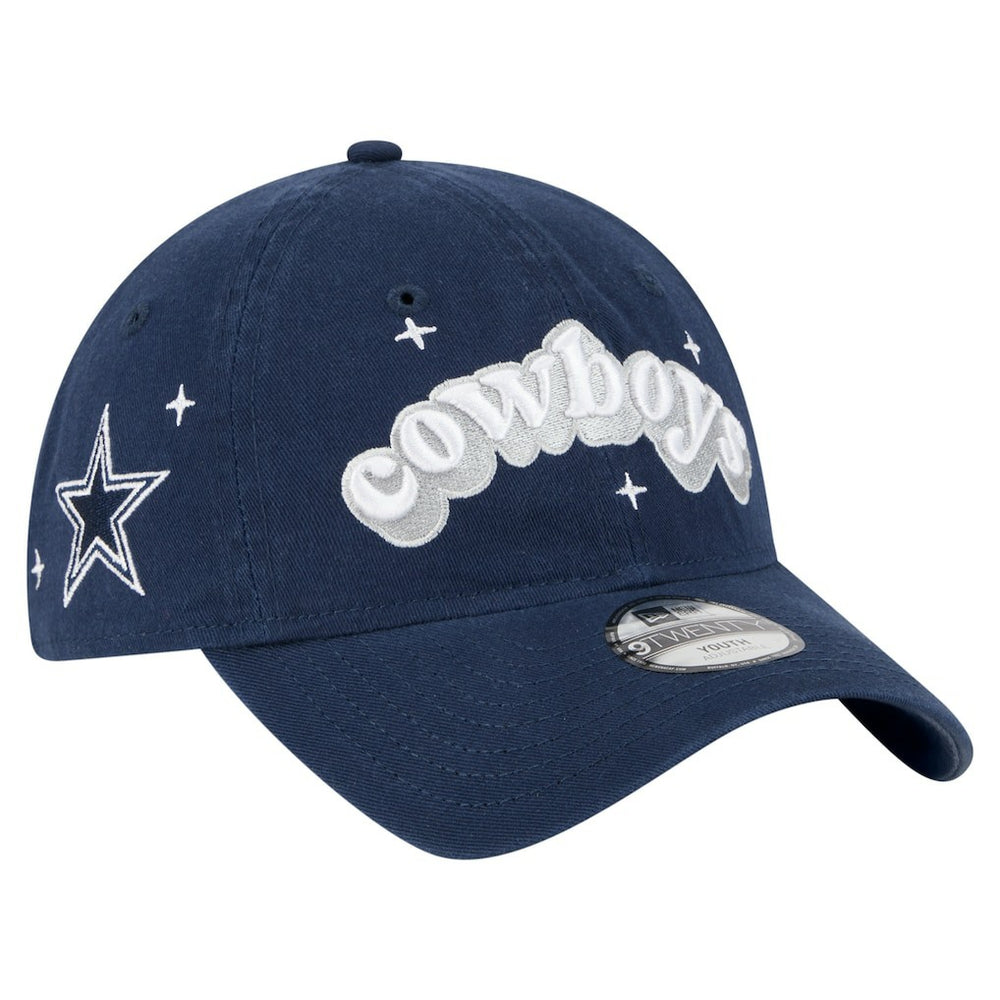 Dallas Cowboys New Era Girls Youth Cheer 9TWENTY Adjustable Hat