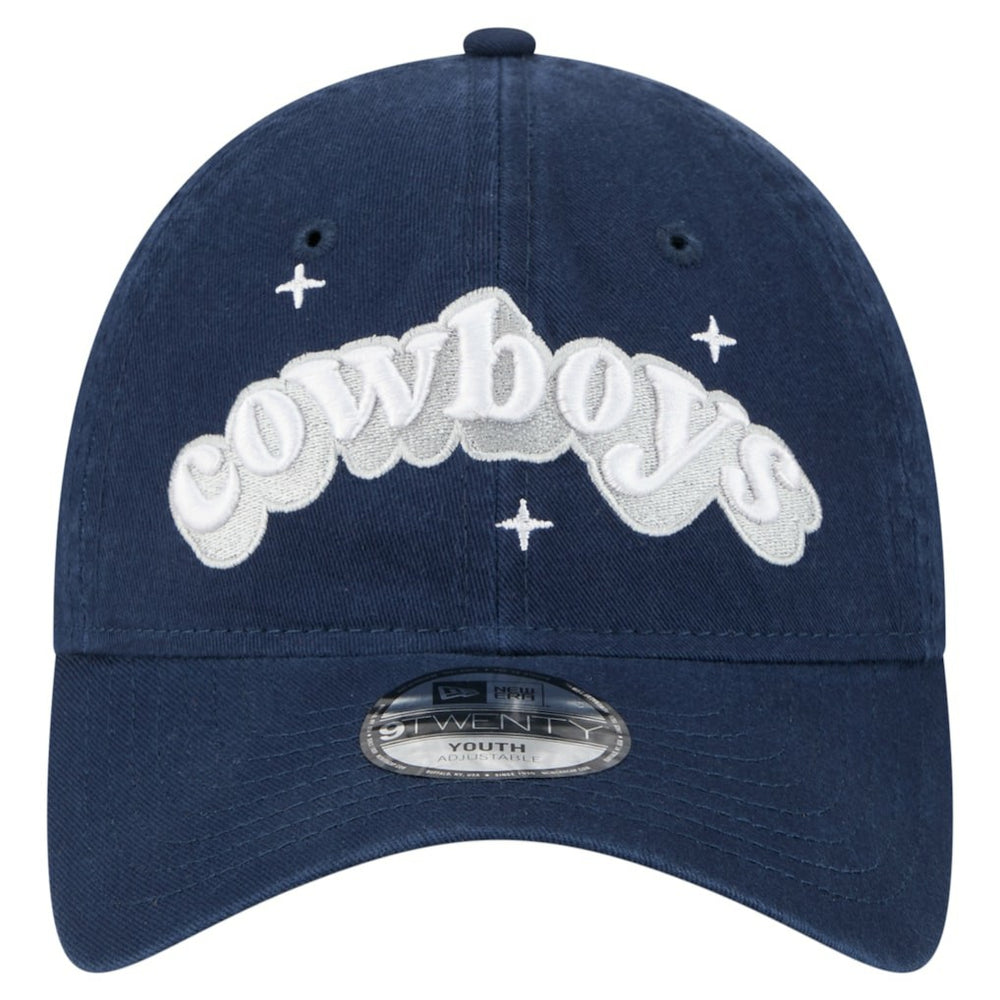 Dallas Cowboys New Era Girls Youth Cheer 9TWENTY Adjustable Hat