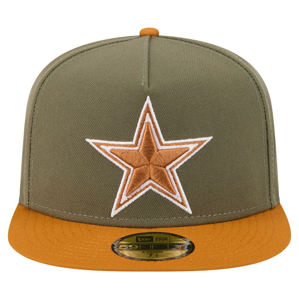 Dallas Cowboys New Era 2-Tone Color Pack A-Frame 59FIFTY Fitted Hat