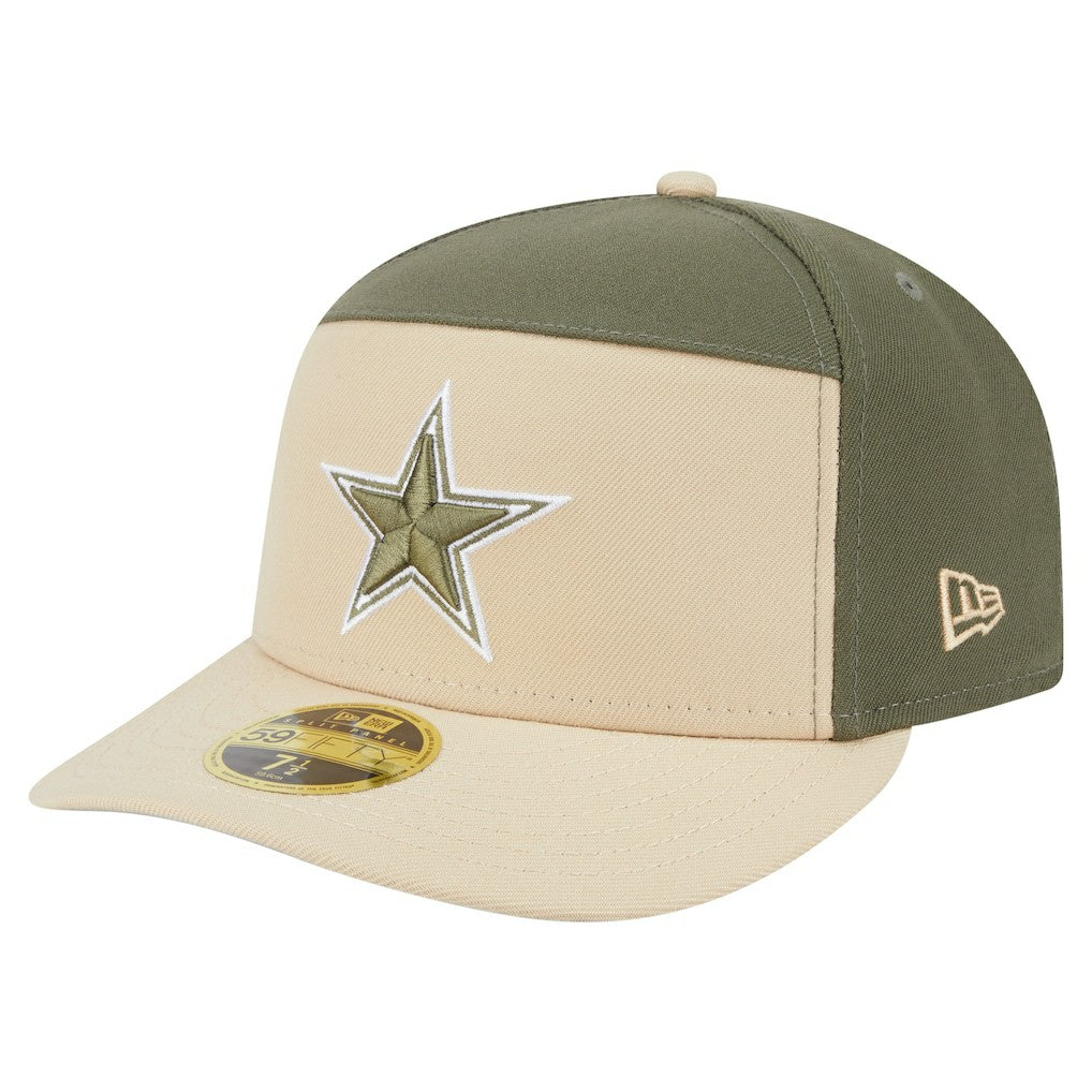 Dallas Cowboys New Era 2-Tone Color Pack Split Panel 59FIFTY Fitted Hat