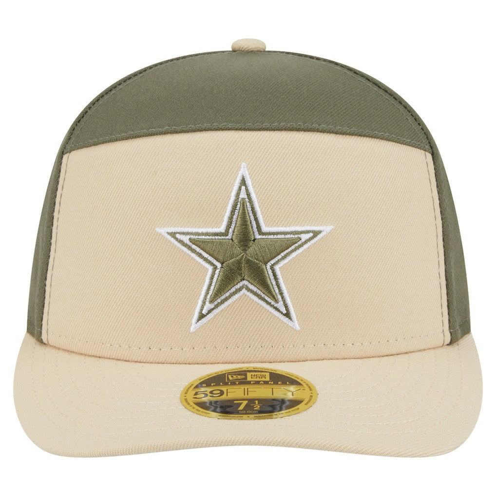 Dallas Cowboys New Era 2-Tone Color Pack Split Panel 59FIFTY Fitted Hat