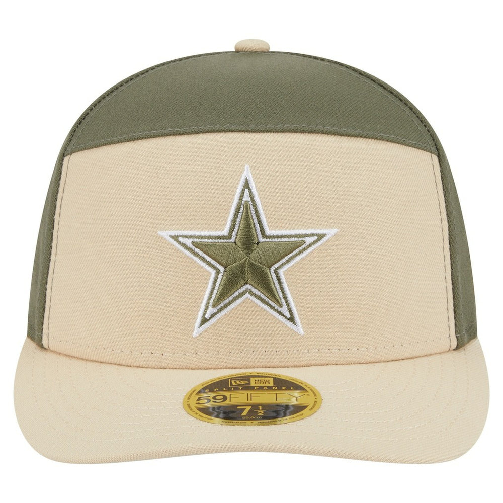 Dallas Cowboys New Era 2-Tone Color Pack Split Panel 59FIFTY Fitted Hat