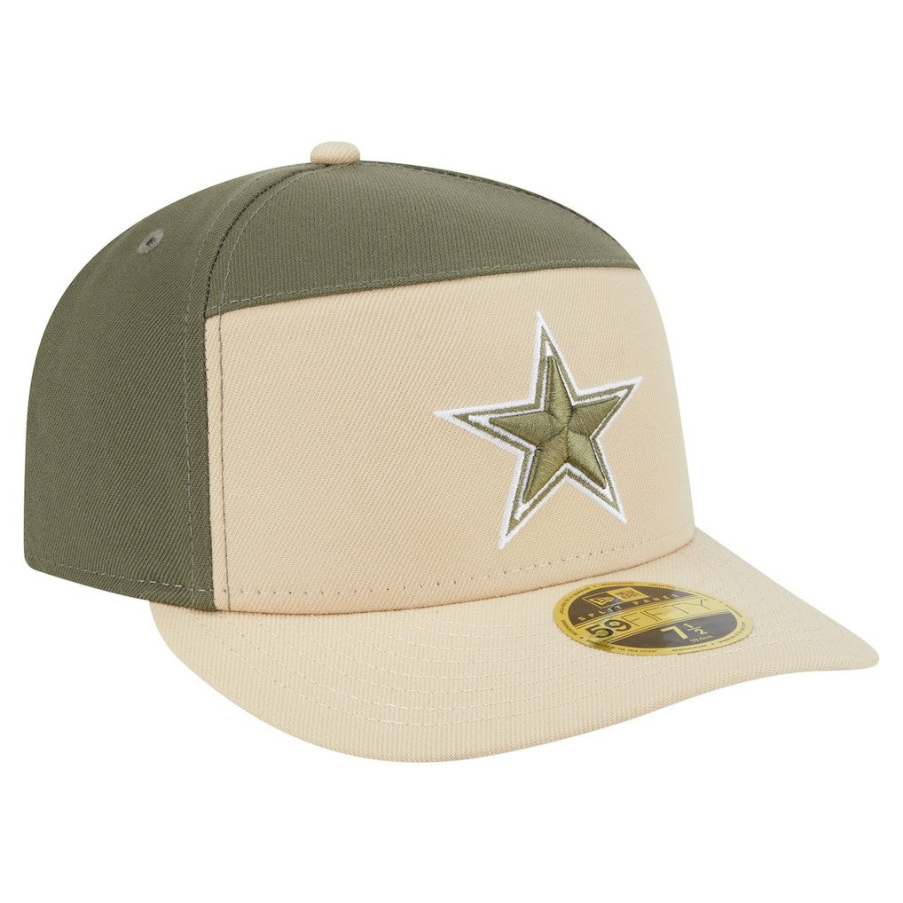 Dallas Cowboys New Era 2-Tone Color Pack Split Panel 59FIFTY Fitted Hat