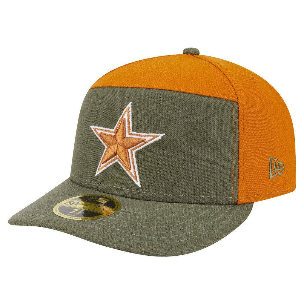 Dallas Cowboys New Era 2-Tone Color Pack Split Panel 59FIFTY Fitted Hat