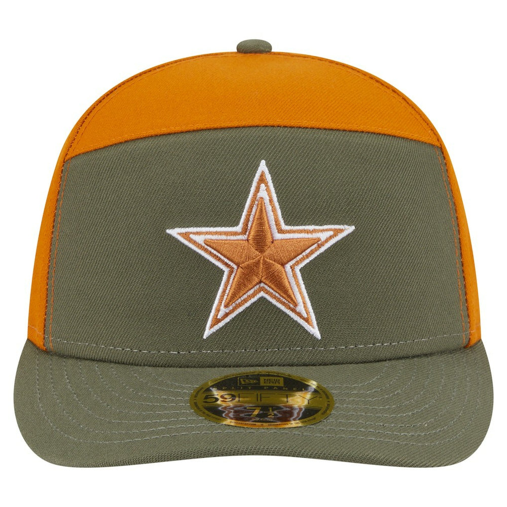 Dallas Cowboys New Era 2-Tone Color Pack Split Panel 59FIFTY Fitted Hat