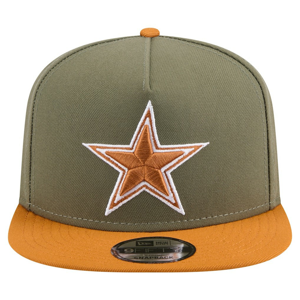 Dallas Cowboys New Era Two-Tone A-Frame 9FIFTY Snapback Hat