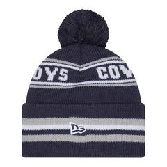 Dallas Cowboys New Era Youth Classic Cuffed Knit Hat with Pom