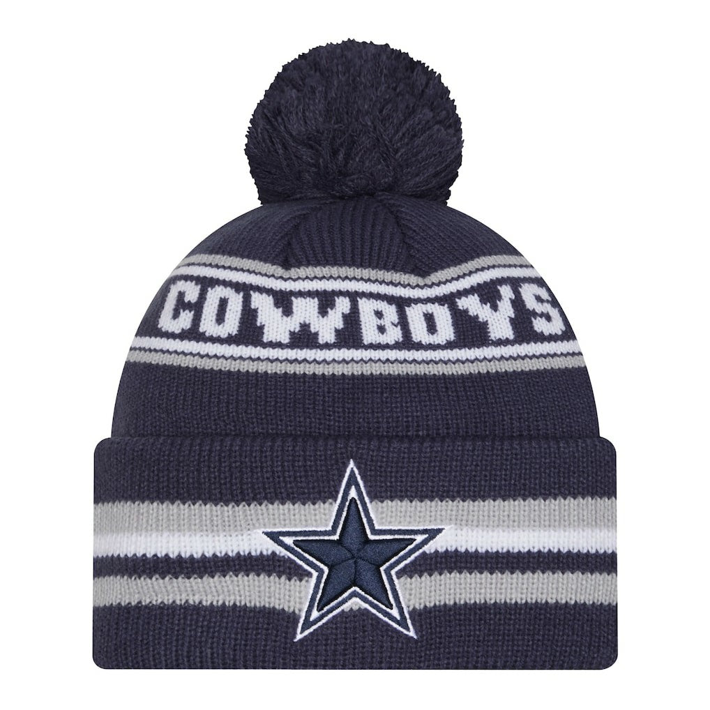 Dallas Cowboys New Era Pre-School Classic Cuffed Knit Hat with Pom