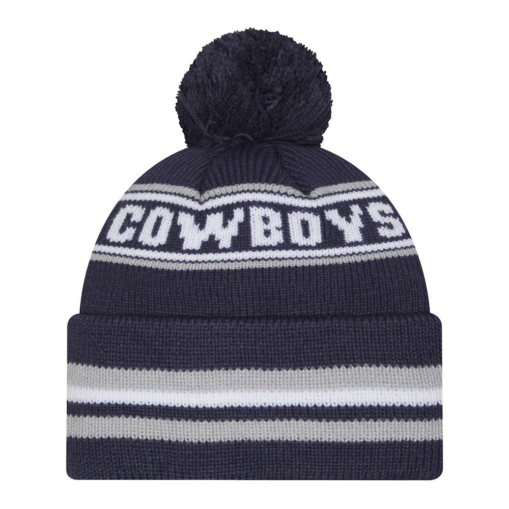 Dallas Cowboys New Era Pre-School Classic Cuffed Knit Hat with Pom