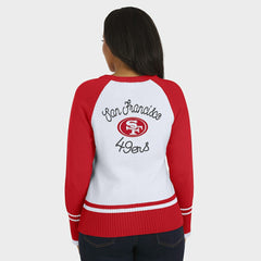 San Francisco 49ers  WEAR by Erin Andrews Women's Colorblock Raglan Sweater