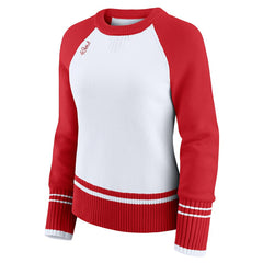 San Francisco 49ers  WEAR by Erin Andrews Women's Colorblock Raglan Sweater