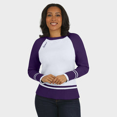 Baltimore Ravens  WEAR by Erin Andrews Women's Colorblock Raglan Sweater