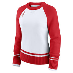 Atlanta Falcons  WEAR by Erin Andrews Women's Colorblock Raglan Sweater
