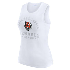 Cincinnati Bengals  WEAR by Erin Andrews Women's Ribbed Graphic Tank Top