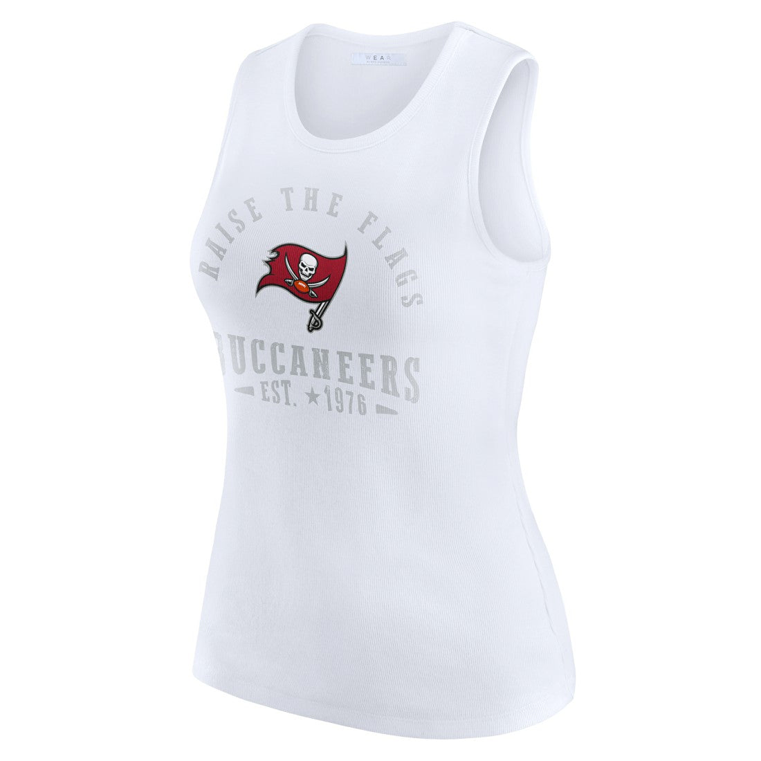 Tampa Bay Buccaneers  WEAR by Erin Andrews Women's Ribbed Graphic Tank Top