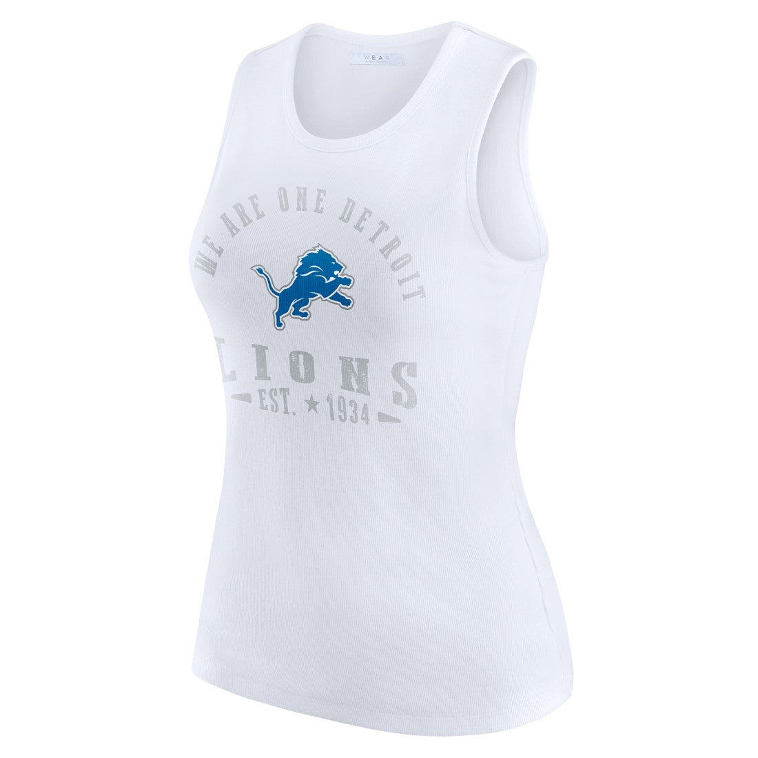 Detroit Lions  WEAR by Erin Andrews Women's Ribbed Graphic Tank Top