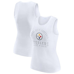 Pittsburgh Steelers  WEAR by Erin Andrews Women's Ribbed Graphic Tank Top