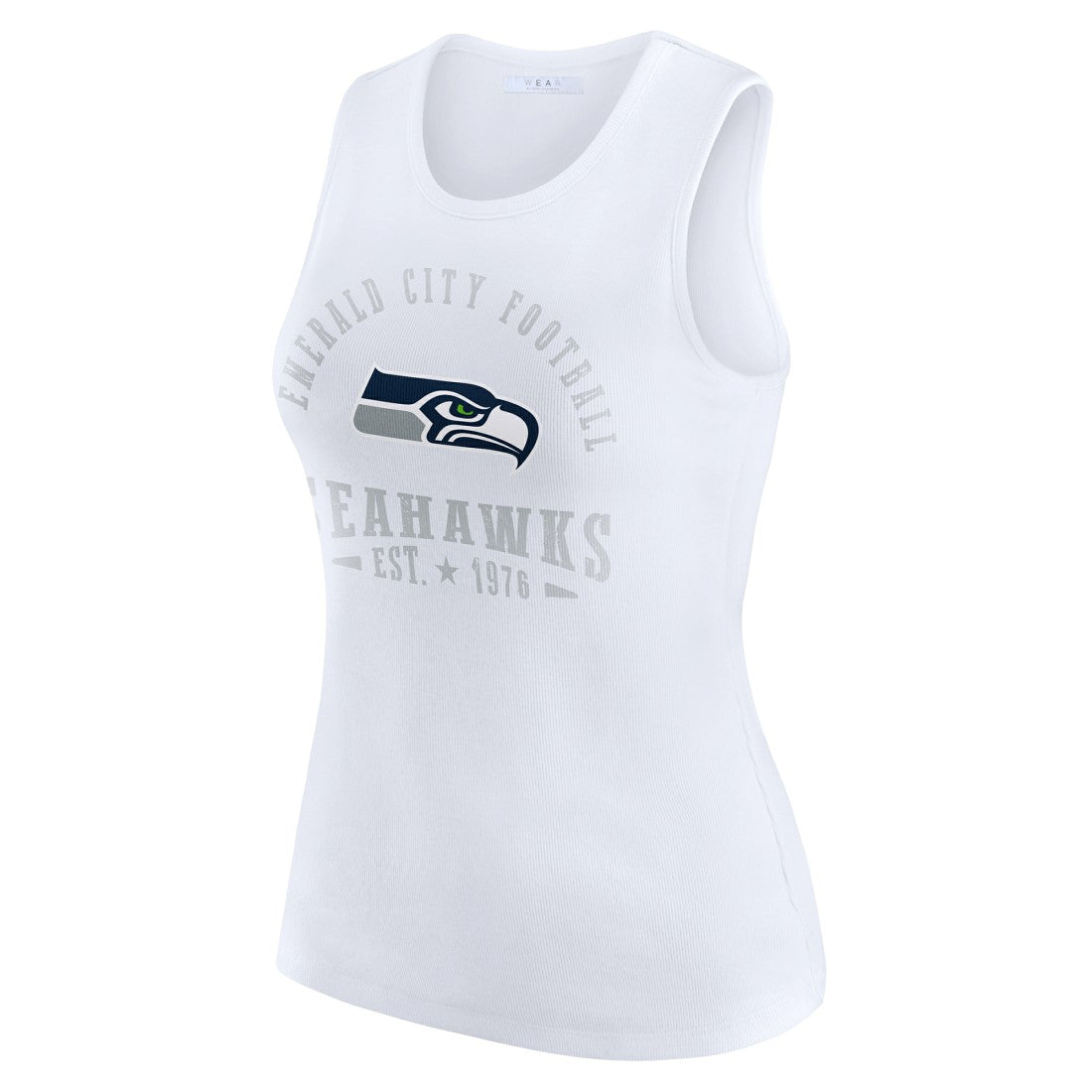 Seattle Seahawks  WEAR by Erin Andrews Women's Ribbed Graphic Tank Top