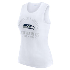 Seattle Seahawks  WEAR by Erin Andrews Women's Ribbed Graphic Tank Top